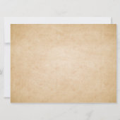 公式サンタニースリスト証明書ホリデーカード カード (裏面)