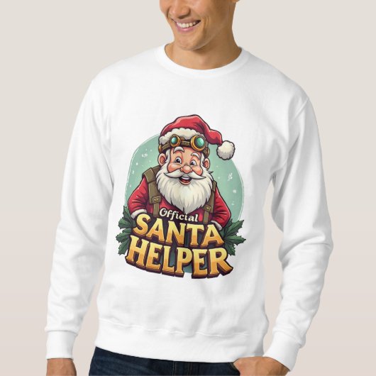 公式サンタヘルパースウェットシャツ 楽しいクリスマス スウェットシャツ (正面)
