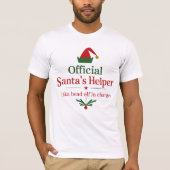 公式サンタヘルパー主任エルフ Tシャツ (正面)