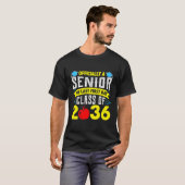 公式シニア2036私の最後の最初の日クラス Tシャツ (正面フル)