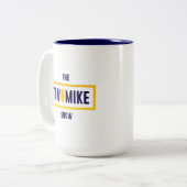 公式ショーのマグ-青 ツートーンマグカップ (正面左)