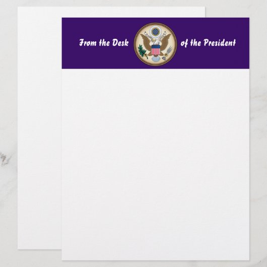 公式シ大統領のール (正面/裏面)