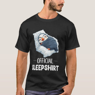 公式スリープシャツ かわいい眠っているニシツッポウハクチョウ 動物 ル Tシャツ