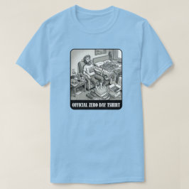 公式ゼロデイTシャツ 楽しい漫画 Tシャツ