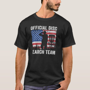 公式ディスク検索チームアメリカ国旗Frisbee Di Tシャツ