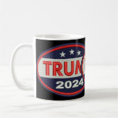 公式トランプ2024刺繍エンブレム コーヒーマグカップ (左)