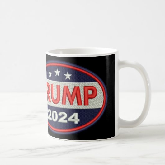 公式トランプ2024刺繍エンブレム コーヒーマグカップ (右)