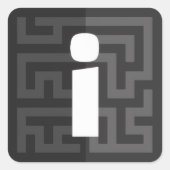 公式ニューズロゴステッカー スクエアシール (正面)