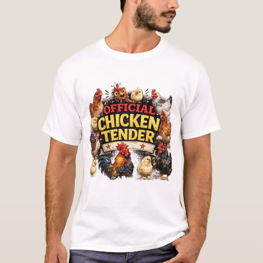 公式ニワトリ担当 Tシャツ (正面)