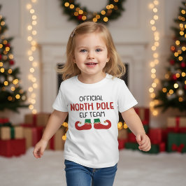 公式ノースポールエルフチーム クリスマス Tシャツ