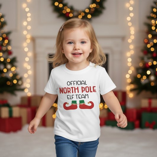 公式ノースポールエルフチーム クリスマス Tシャツ