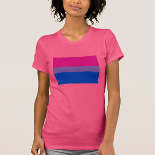 公式バイセクシャル・プライド・フラグ Tシャツ