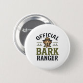 公式バークレンジャー犬ビンテージグラフィック_1 缶バッジ (正面&裏面)