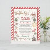 公式パーソナライズされた小妖精や小人到着状子供へ (スタンド正面)