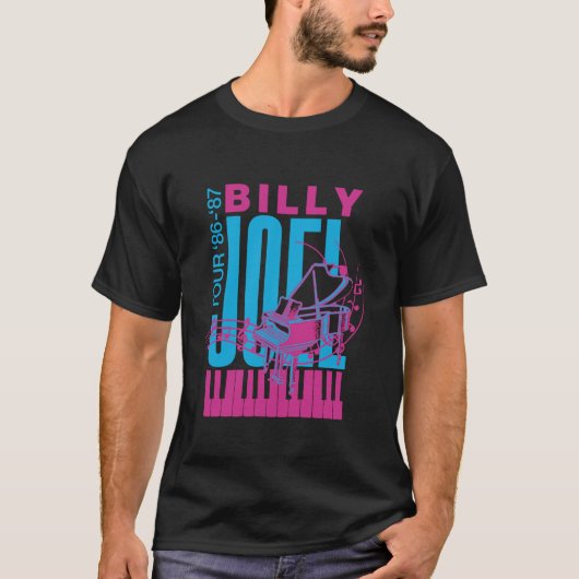 公式ビリー・ジョエル「The Bridge Tour」 Tシャツ (正面)