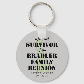 公式ファミリー懇親会サバイバー – Delaware Green キーホルダー