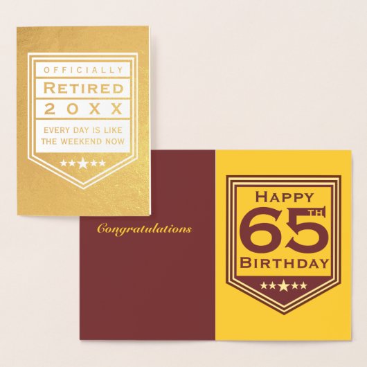 公式フォイル退職したカード 箔カード (ディスプレー)