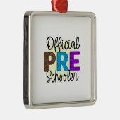 公式プレスクール先生 メタルオーナメント (右)