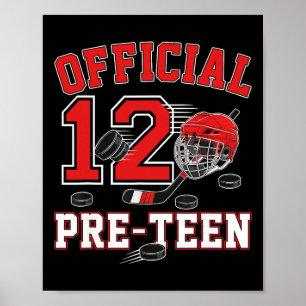 公式プレティーン12歳の誕生日おめでとう12歳男子 ポスター