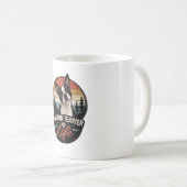公式ボストンテリアライフ ロゴ コーヒーマグカップ (正面右)