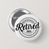 公式ボタ退職したン – 年間カスタムギフト 缶バッジ (正面&裏面)