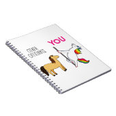 公式ユニコーン提案書ギフトまたは感謝 ノートブック (右側)