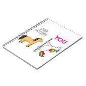 公式ユニコーン提案書ギフトまたは感謝 ノートブック (左側)