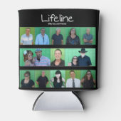 公式ライフラインCDカバークーラーボックス 缶クーラー (正面)