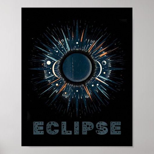 公式ヴィンテージ太陽の食 ポスター (正面)