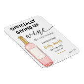 公式与えのワイン妊娠発表 マグネット (右側)