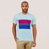 公式両性プライド国旗 Tシャツ (正面フル)