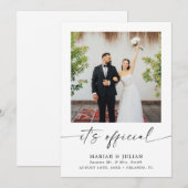 公式写真 結婚 報告 (正面/裏面)