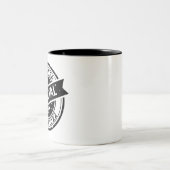 公式家主EST.2022引用文引っ越し祝いパーティー ツートーンマグカップ (中央)