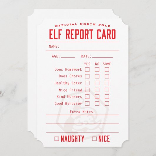 公式小妖精や小人レフォーマルポートカード サンキューカード (正面/裏面)