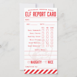 公式小妖精や小人レポートカード サンキューカード