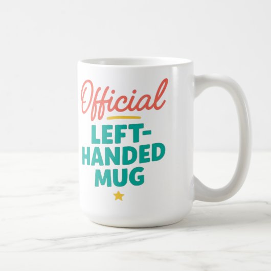公式左利きマグカップ コーヒーマグカップ (右)
