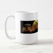 公式帝国FABERGEはマグに卵を投げつけます!! コーヒーマグカップ (左)