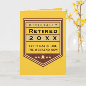 公式引退祝賀カード カード (黄色い花)