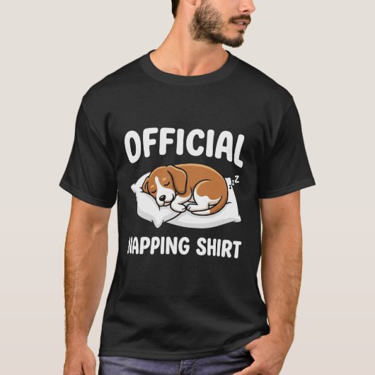 公式犬昼寝Tシャツ Tシャツ (正面)