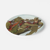 公式猫は紙皿偵察します ペーパープレート (アングル)