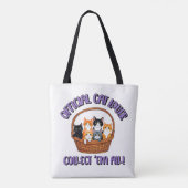 公式猫好き- Collect 'Em All トートバッグ (裏面)