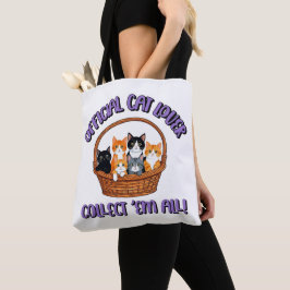 公式猫好き- Collect 'Em All トートバッグ