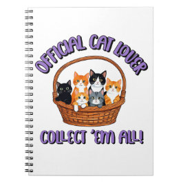 公式猫好き- Collect 'Em All ノートブック