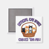 公式猫好き- Collect 'Em All マグネット (正面/裏面)
