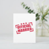 公式結婚した ポストカード (スタンド正面)