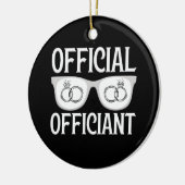 公式職結婚権提案 セラミックオーナメント (左)