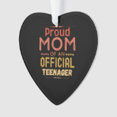 公式誇りを持ったの10代の若者ヴィンテージ オーナメント (正面)