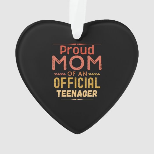 公式誇りを持ったの10代の若者ヴィンテージ オーナメント (裏面)