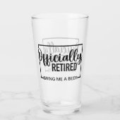 公式退職したにビールを持ってくる タンブラーグラス (裏面)