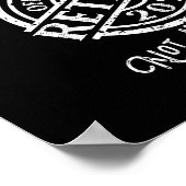 公式退職した2022年退職パーティー退職した ポスター (角)